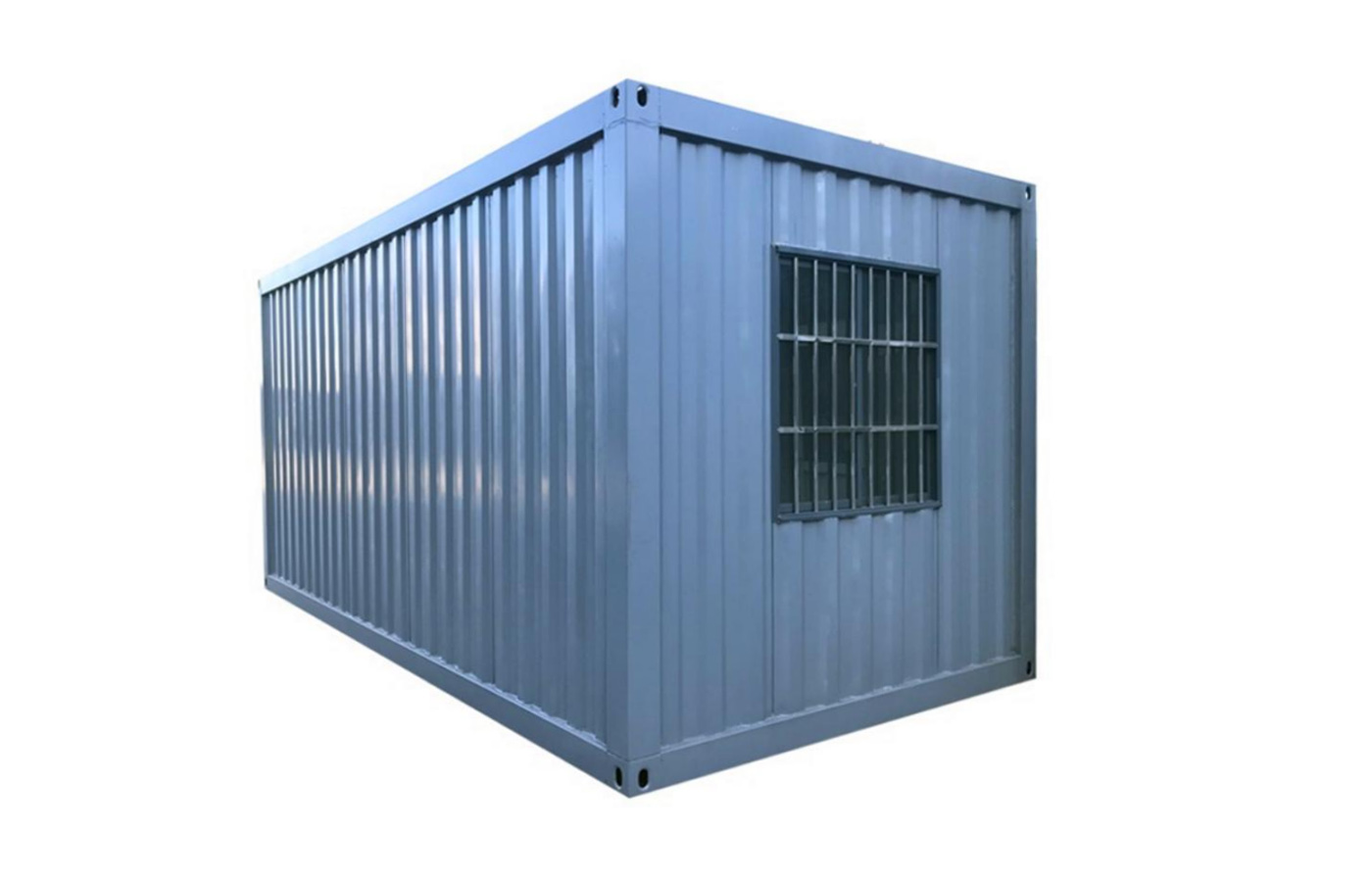 Casa contenedor prefabricada de acero corrugado almacén portátil para transporte